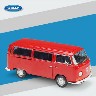 VW BUS T2 PULLBACK YL/OR/RD/CR ASS COLOURS 1/36