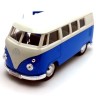 PULLBACK VW BUS T1  RD/BLUE/YL/OR WH ROOF  ASST CO